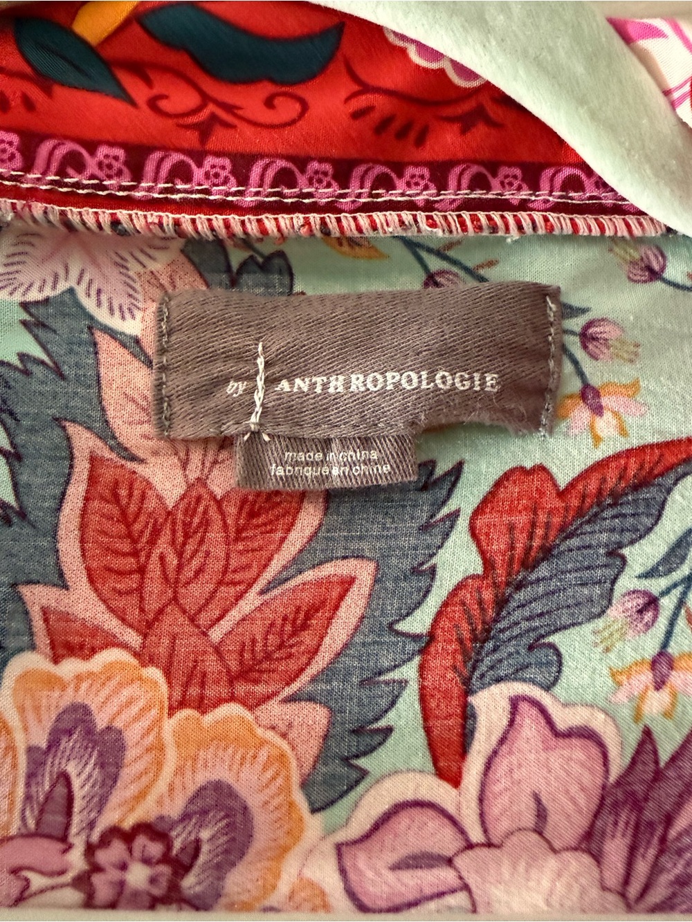 Anthropologie Floral Kimono Robe Duster cover up NWOT - Picture 6 of 7